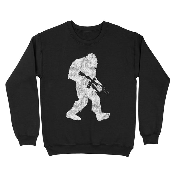 TeeMaru Bigfoot Sweatshirt MC055- Second Amendment Come And Take It Bigfoot For Gun Owner