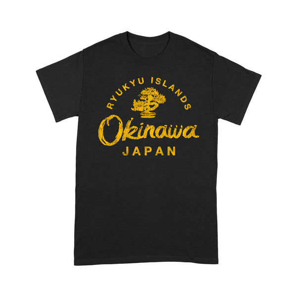 TeeMaru Okinawa T-Shirt OKTS033 - Okinawa Bonsai Tree Vintage