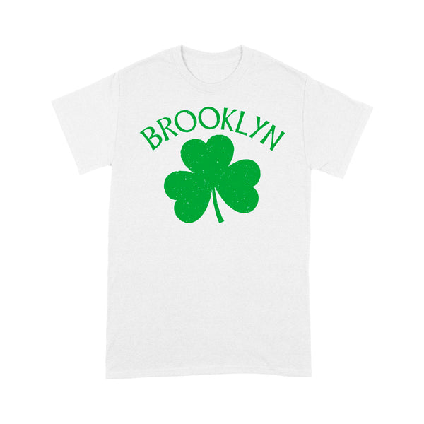 Brooklyn Irish Shamrock Distressed Green - TeeMaru Brooklyn T-Shirt BKTS002