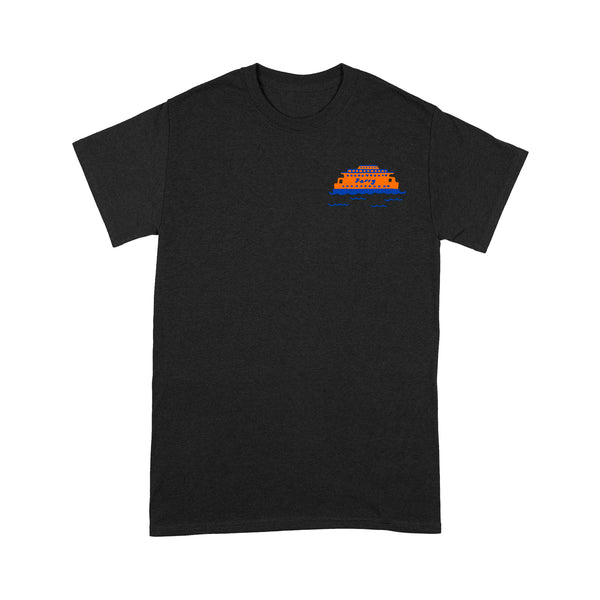 Staten Island Ferry NY Pocket - TeeMaru Staten Island T-Shirt SITS020