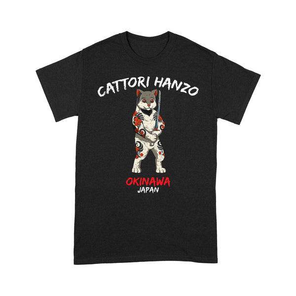 Cattori Hanzo Samurai Okinawa - TeeMaru Okinawa T-Shirt OKTS072