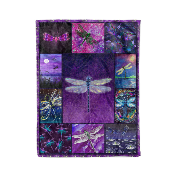 Dragonfly Fleece Blanket