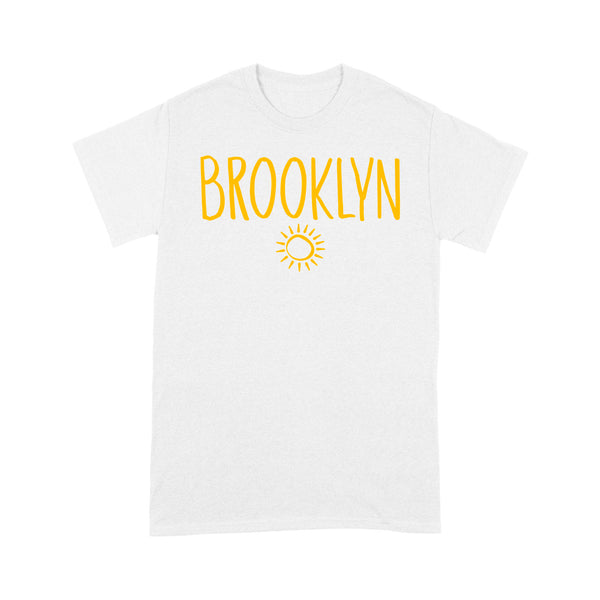 Brooklyn Sun Drawing - TeeMaru Brooklyn T-Shirt BKTS094