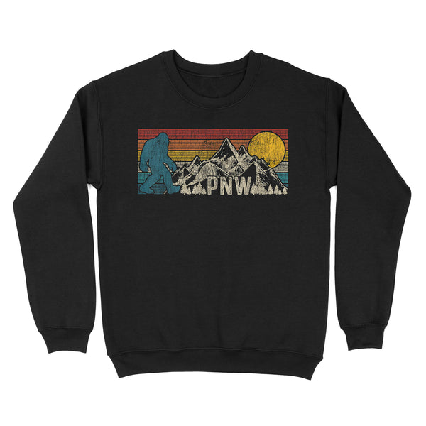 TeeMaru Bigfoot Sweatshirt MC047- Pacific Northwest Bigfoot Hide And Seek Champ Sasquatch