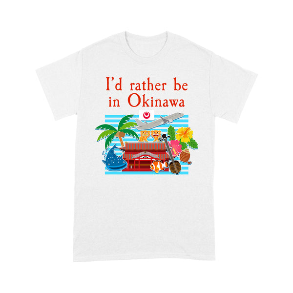 I’d Rather Be in Okinawa - TeeMaru Okinawa T-Shirt RPMU0048