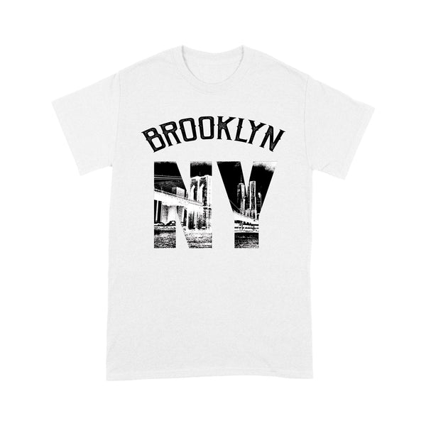 Brooklyn New York Skyline Brooklyn - TeeMaru Brooklyn T-Shirt BKTS014