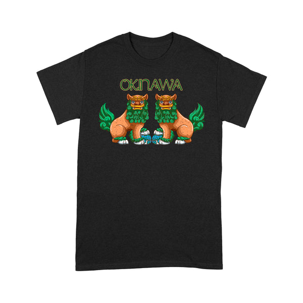 TeeMaru Okinawa T-Shirt OKTS049 - Shisa Dogs Guardian Lions Okinawa