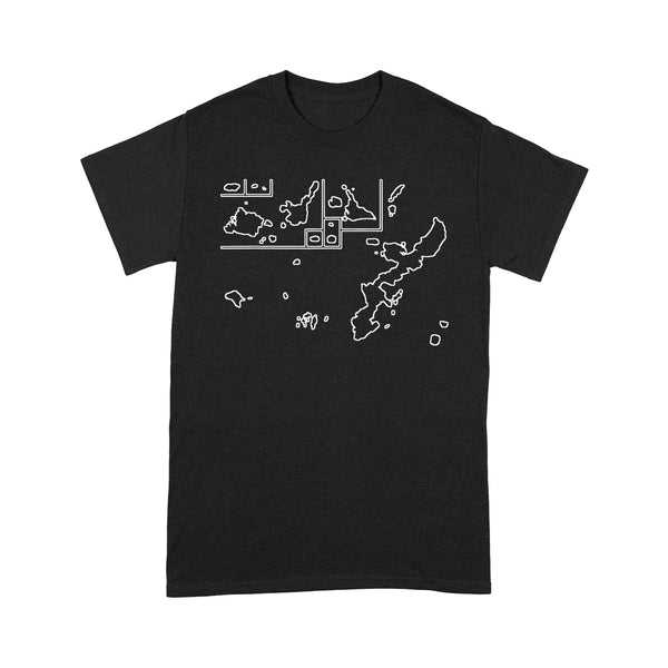 Okinawa Map - TeeMaru Okinawa T-Shirt OKTS080