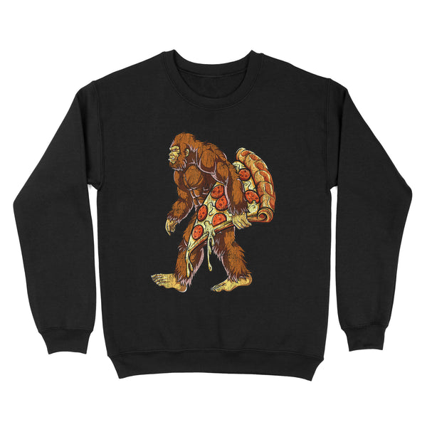 TeeMaru Bigfoot Sweatshirt MC019- Bigfoot Pizza Wofood Lovers Pepperoni