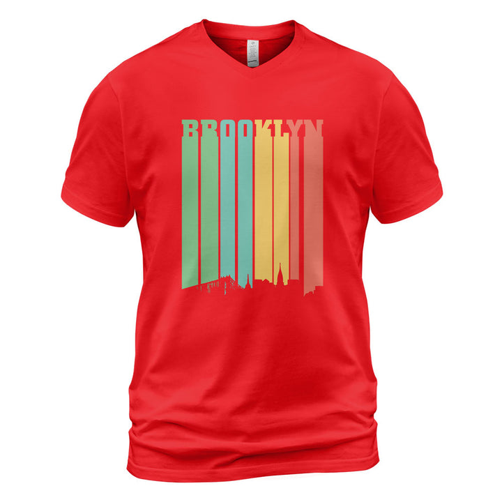 Brooklyn V-Neck T-Shirt BKBS034 - Brooklyn Retro