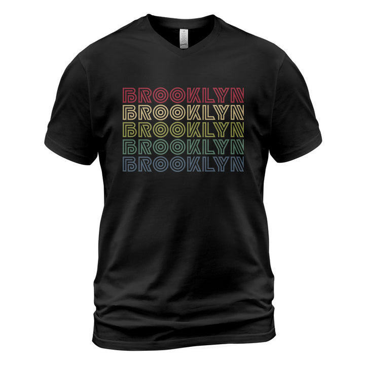 Brooklyn V-Neck T-Shirt BKBS036 - Brooklyn Retro