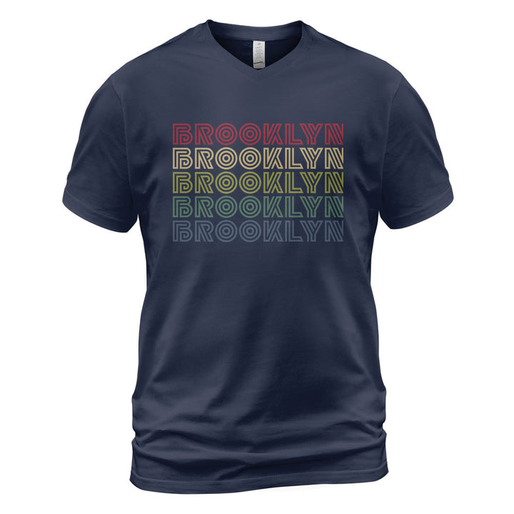 Brooklyn V-Neck T-Shirt BKBS036 - Brooklyn Retro