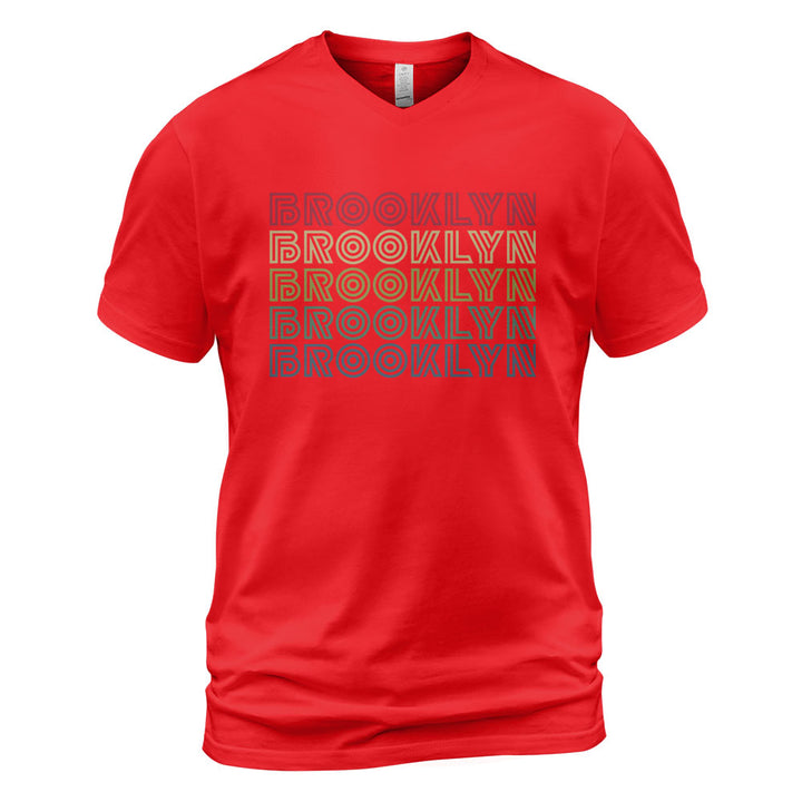Brooklyn V-Neck T-Shirt BKBS036 - Brooklyn Retro