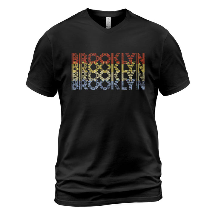 Brooklyn V-Neck T-Shirt BKBS037 - Brooklyn Retro