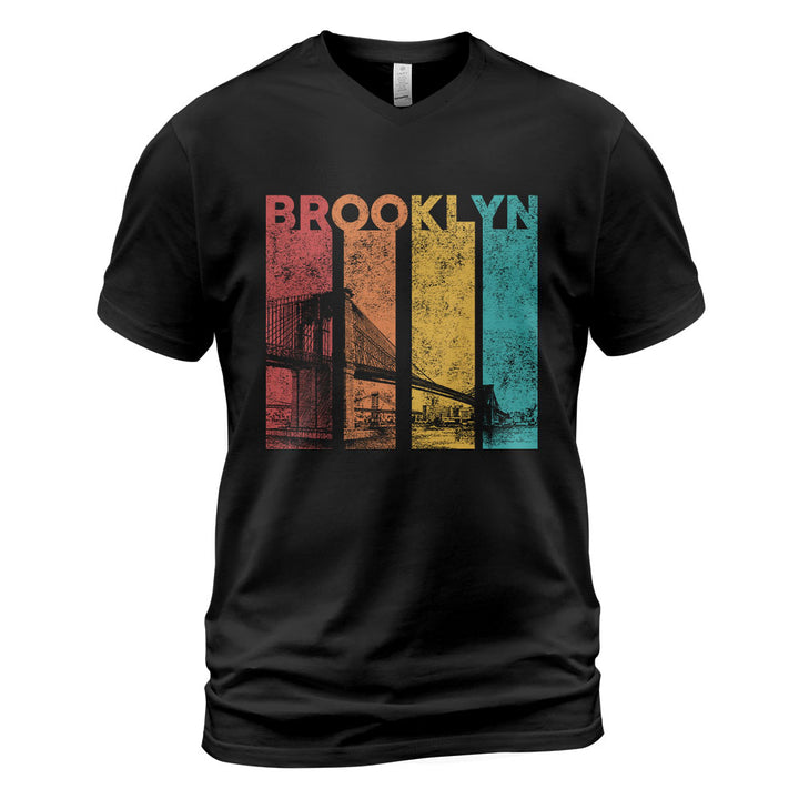 Brooklyn V-Neck T-Shirt BKBS038 - Brooklyn Retro