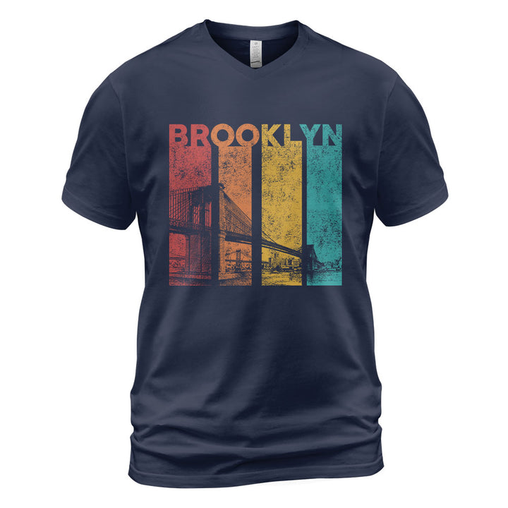 Brooklyn V-Neck T-Shirt BKBS038 - Brooklyn Retro