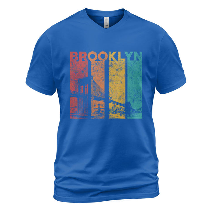 Brooklyn V-Neck T-Shirt BKBS038 - Brooklyn Retro