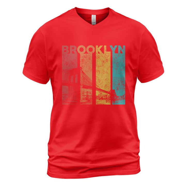 Brooklyn V-Neck T-Shirt BKBS038 - Brooklyn Retro