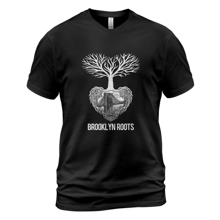 Brooklyn V-Neck T-Shirt BKBS039 - Brooklyn Roots