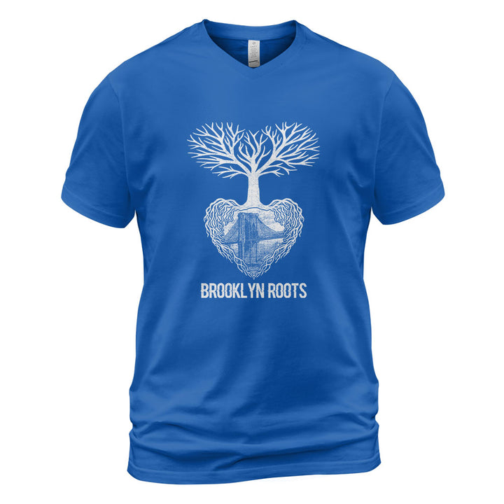 Brooklyn V-Neck T-Shirt BKBS039 - Brooklyn Roots