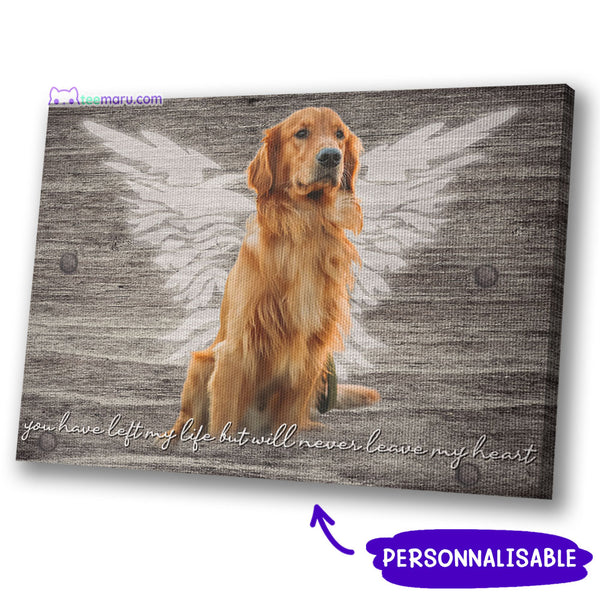 CAVA044 You Have Left My Life But Will Never Leave My Heart Personalized Memorial Canvas TeeMaru