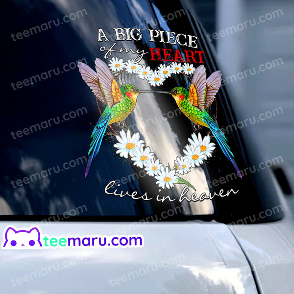 Hummingbird Daisy Memorial Decals