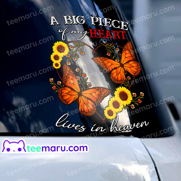 Butterfly Sunflower Memorial Decals