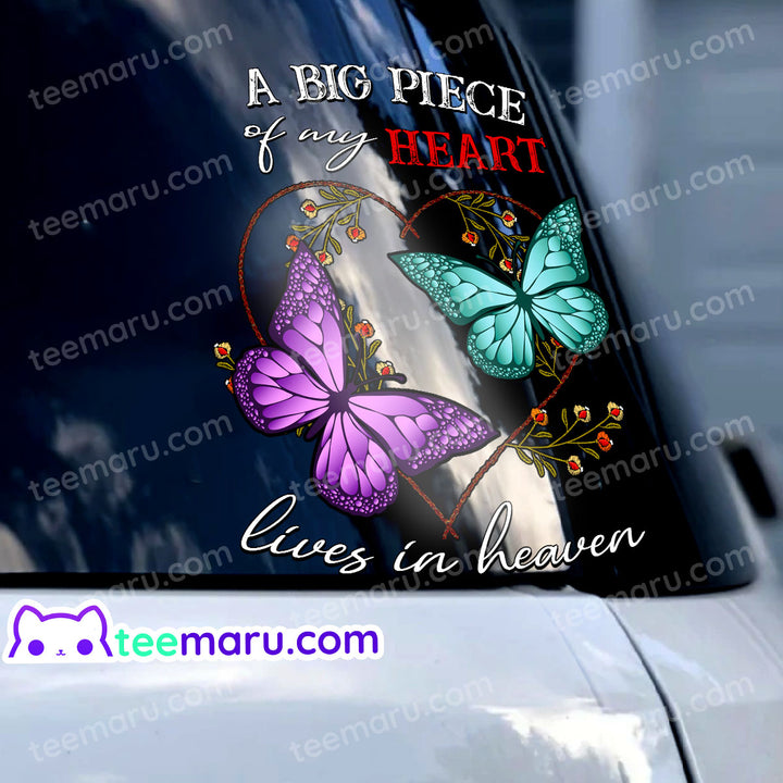 Purple Butterfly Memorial Decals