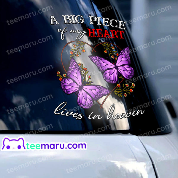 Purple Butterfly Memorial Decals