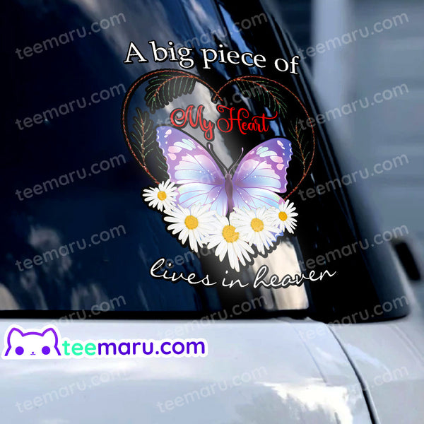 Purple Butterfly Memorial Decals