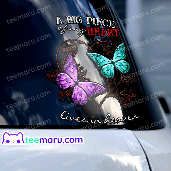 Purple Butterfly Memorial Decals