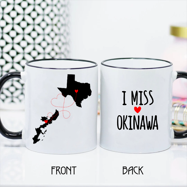 I Miss Okinawa Long Distance - Personalized Okinawa Mug OKMU009