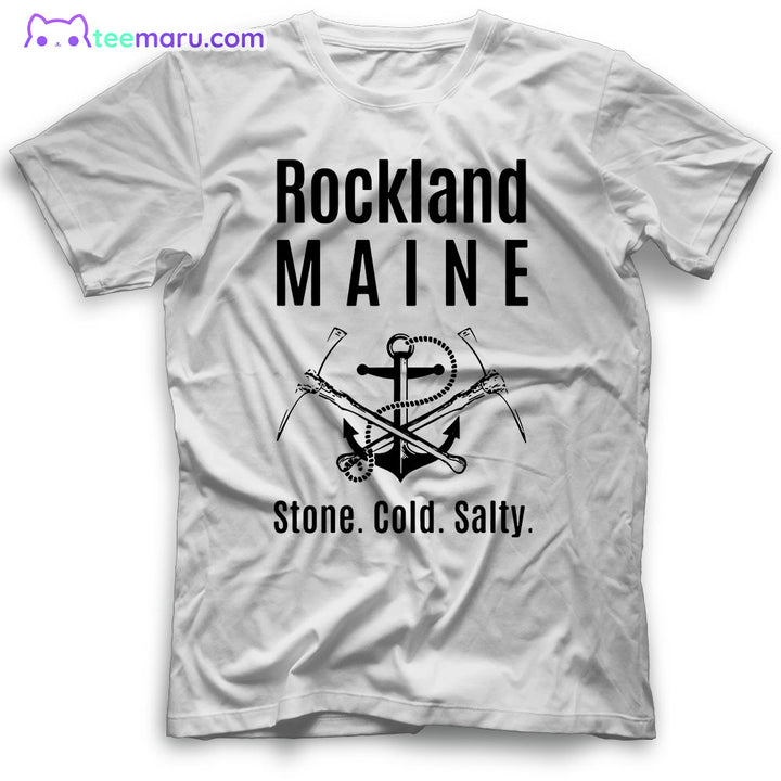 Rockland Maine Stone Cold Salty Maine T-Shirt