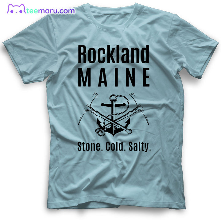 Rockland Maine Stone Cold Salty Maine T-Shirt