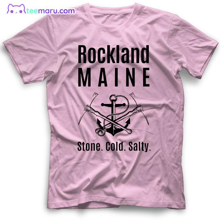 Rockland Maine Stone Cold Salty Maine T-Shirt