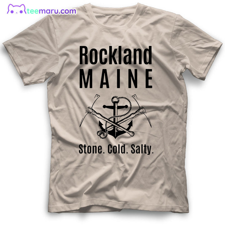 Rockland Maine Stone Cold Salty Maine T-Shirt