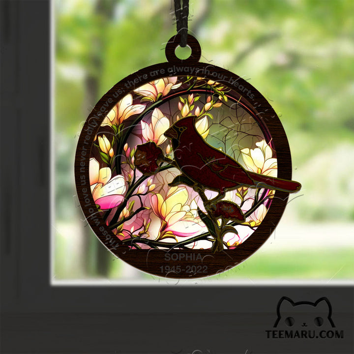 MMSO00303 - Personalized Cardinal Memorial Suncatcher Ornament - Those We Love