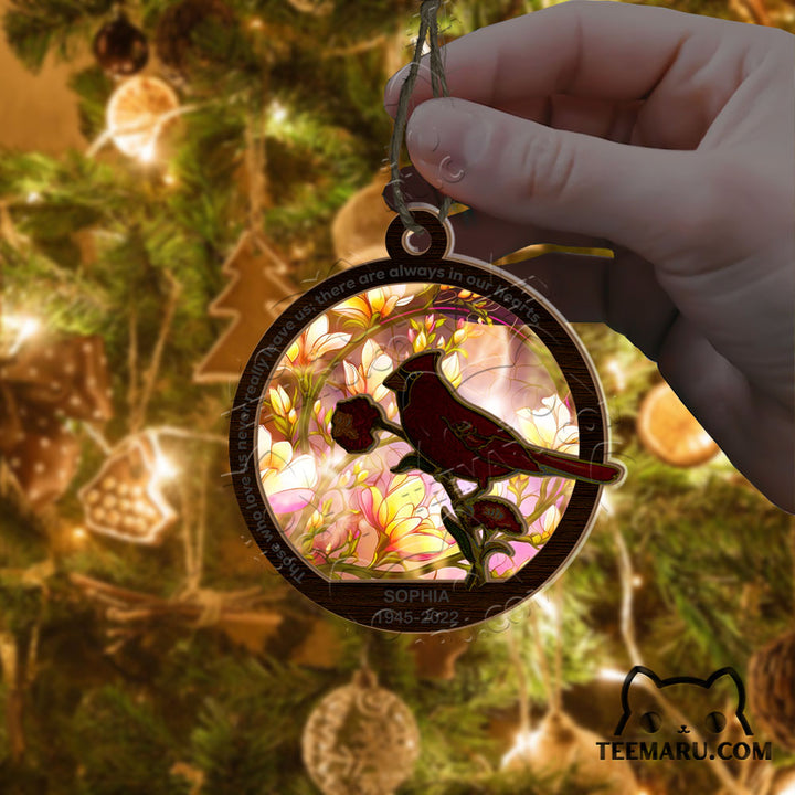 MMSO00303 - Personalized Cardinal Memorial Suncatcher Ornament - Those We Love