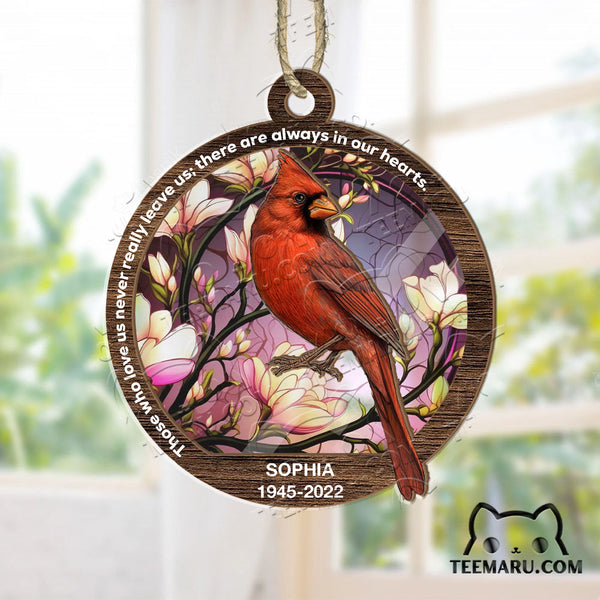 MMSO00304 - Personalized Cardinal Memorial Suncatcher Ornament - Those We Love