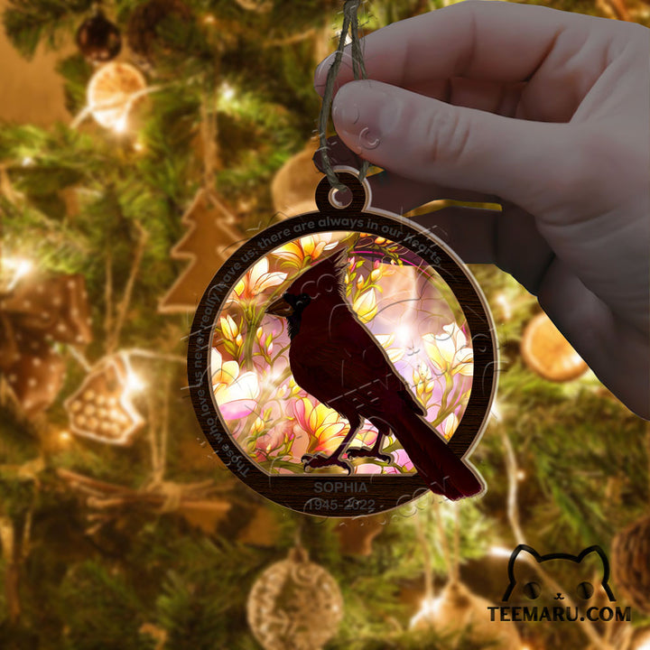 MMSO00305 - Personalized Cardinal Memorial Suncatcher Ornament - Those We Love