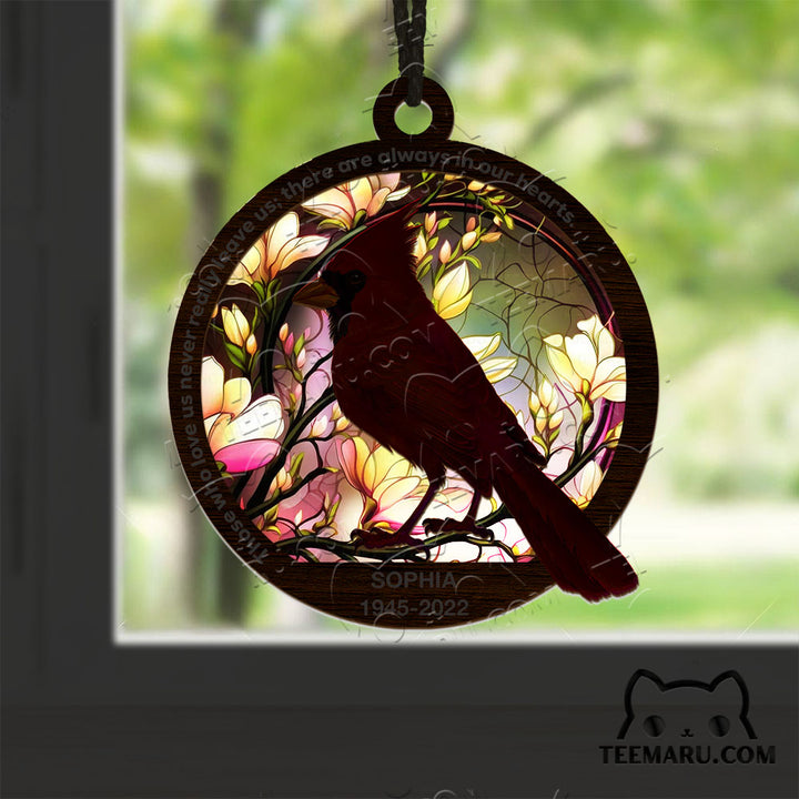 MMSO00305 - Personalized Cardinal Memorial Suncatcher Ornament - Those We Love