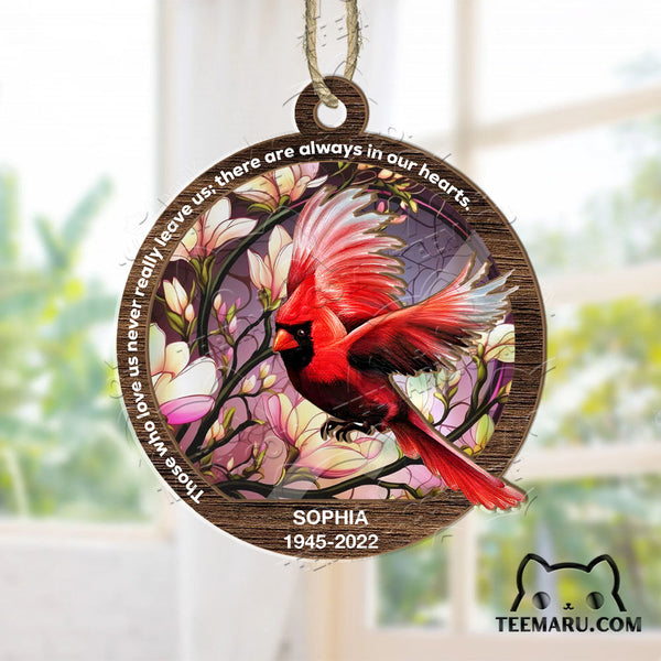 MMSO00306 - Personalized Cardinal Memorial Suncatcher Ornament - Those We Love