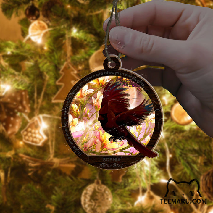 MMSO00306 - Personalized Cardinal Memorial Suncatcher Ornament - Those We Love