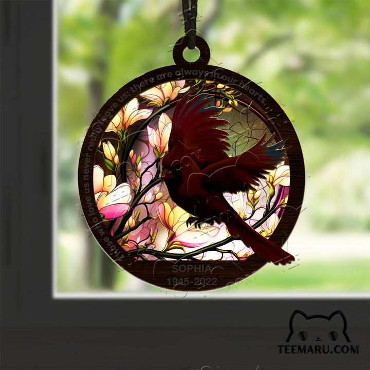 MMSO00306 - Personalized Cardinal Memorial Suncatcher Ornament - Those We Love