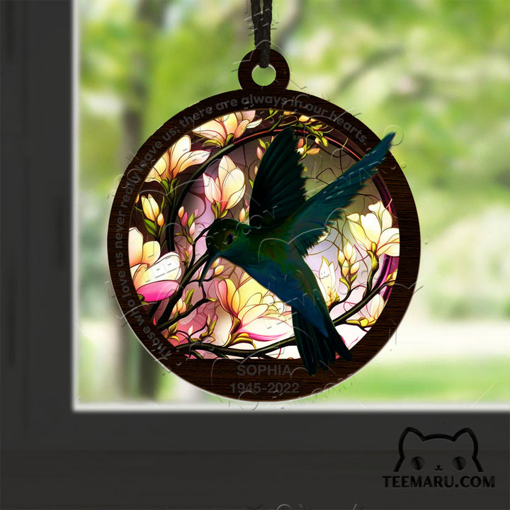 MMSO00308 - Personalized Hummingbird Memorial Suncatcher Ornament - Those We Love