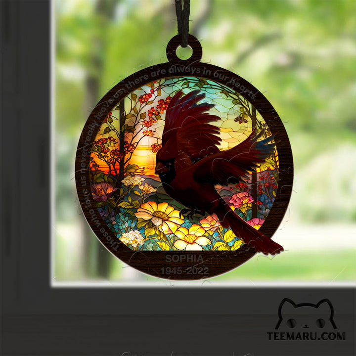 MMSO00343 - Personalized Cardinal Memorial Suncatcher Ornament - Those We Love