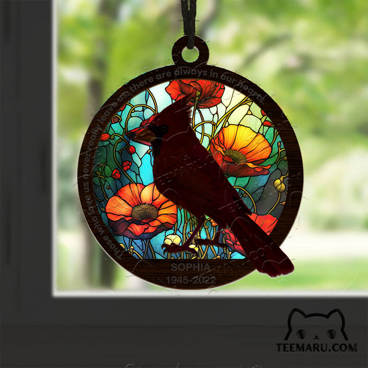 MMSO00354 - Personalized Cardinal Memorial Suncatcher Ornament - Those We Love