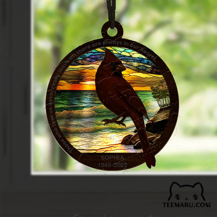 MMSO00359 - Personalized Cardinal Memorial Suncatcher Ornament - Those We Love