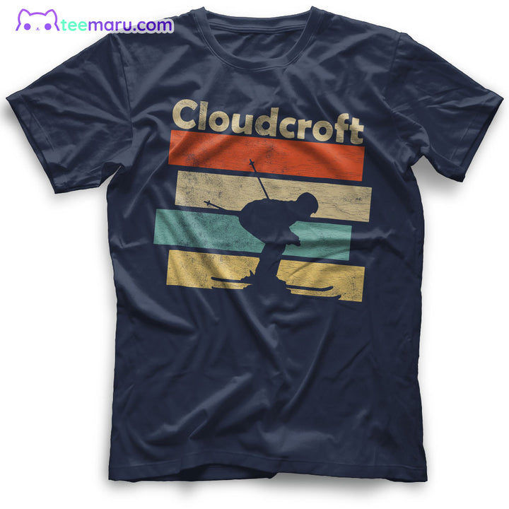 Cloudcroft New Mexico Retro Ski New Mexico T-Shirt