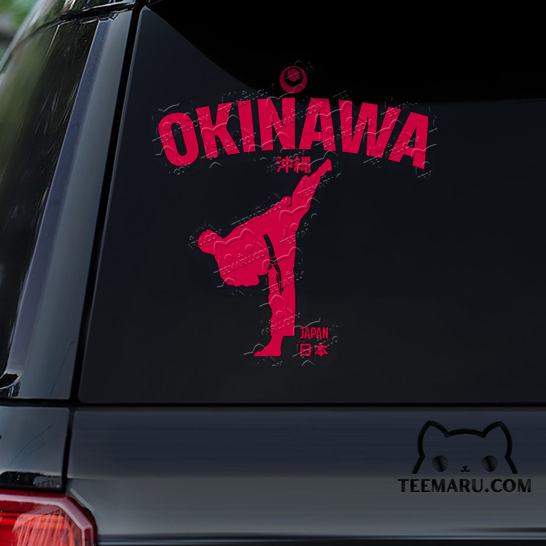 OKDC0036 - Personalized Okinawan Karate Okinawa Car Decal - Japan Kanj ...